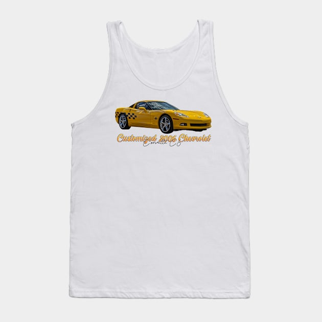 Customized 2006 Chevrolet Corvette C6 Tank Top by Gestalt Imagery